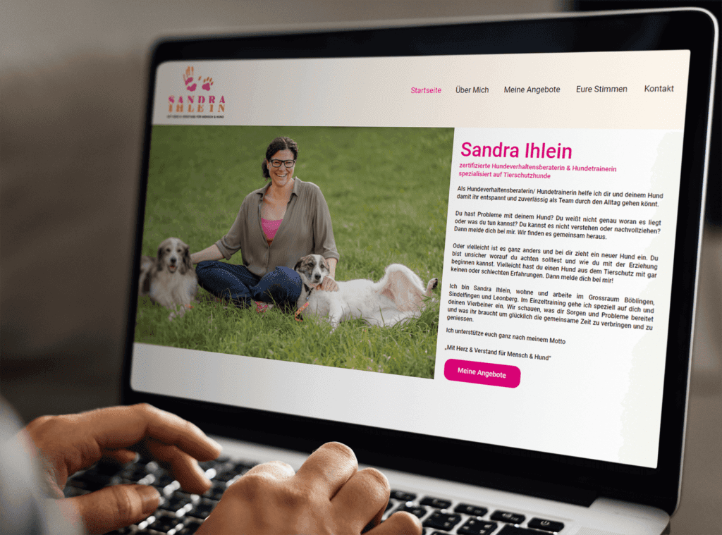 Webdesign für Hundetrainerin