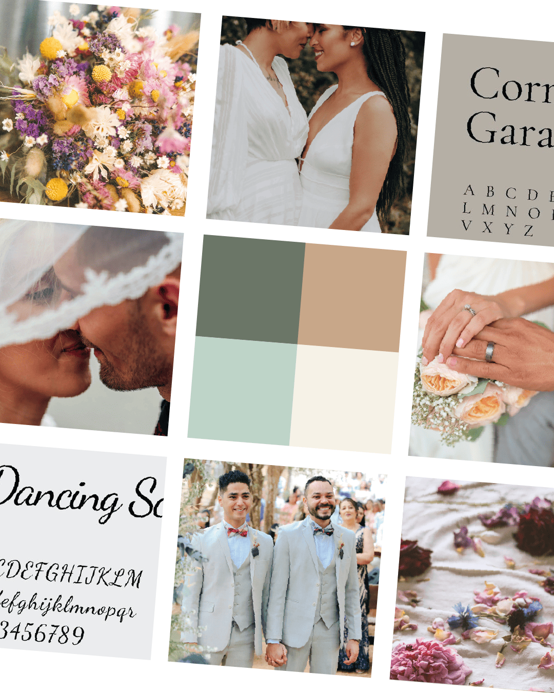 Moodboard Hochzeitsfotografin