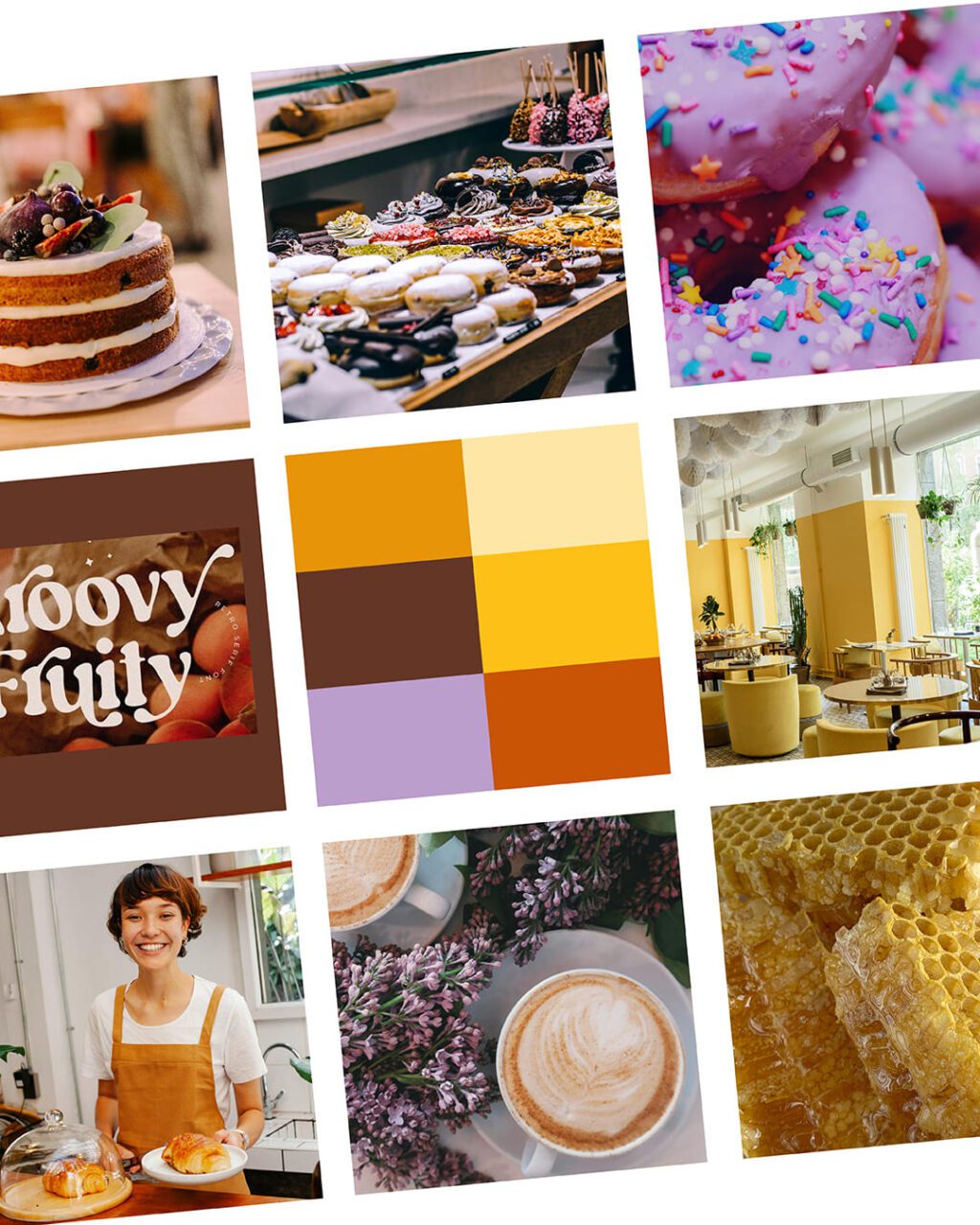 Moodboard für Café