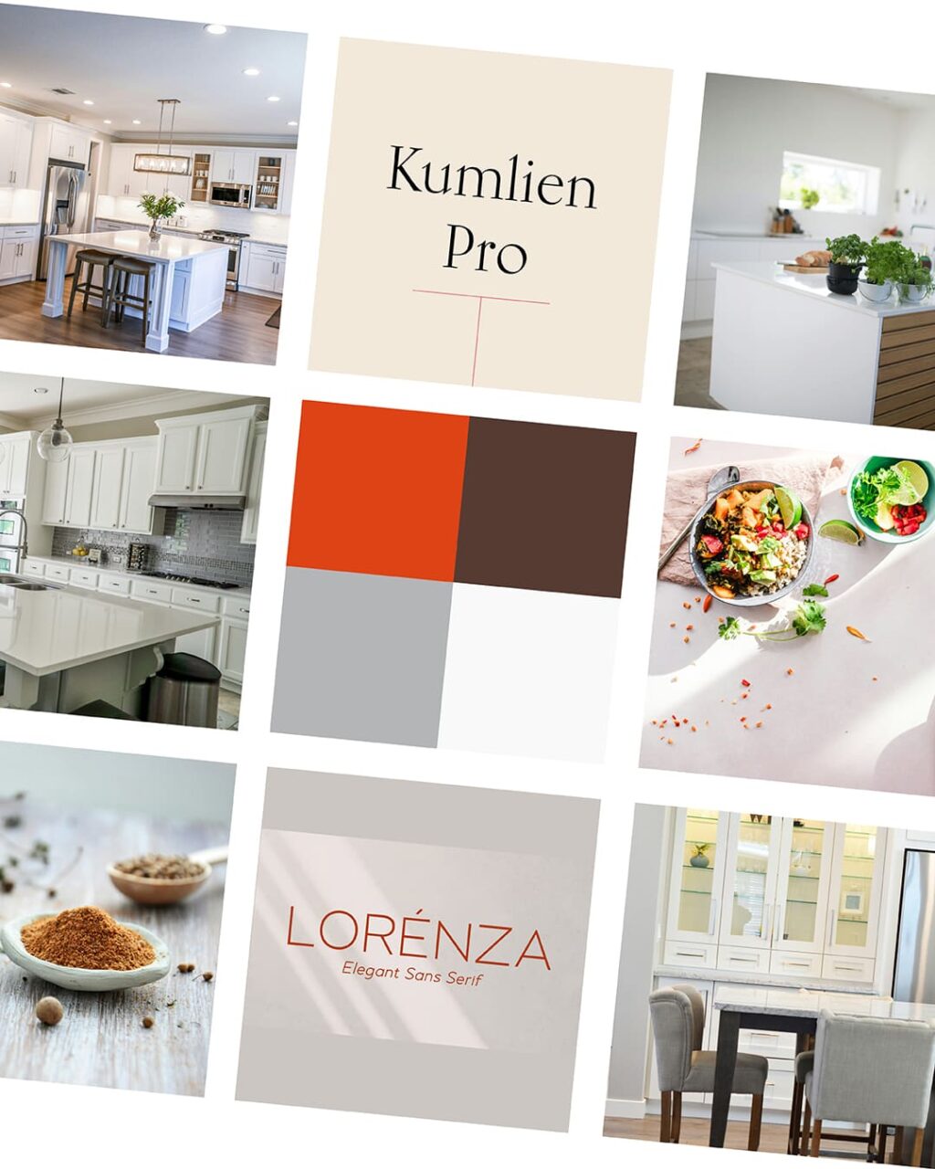Moodboard für Küchenbauer