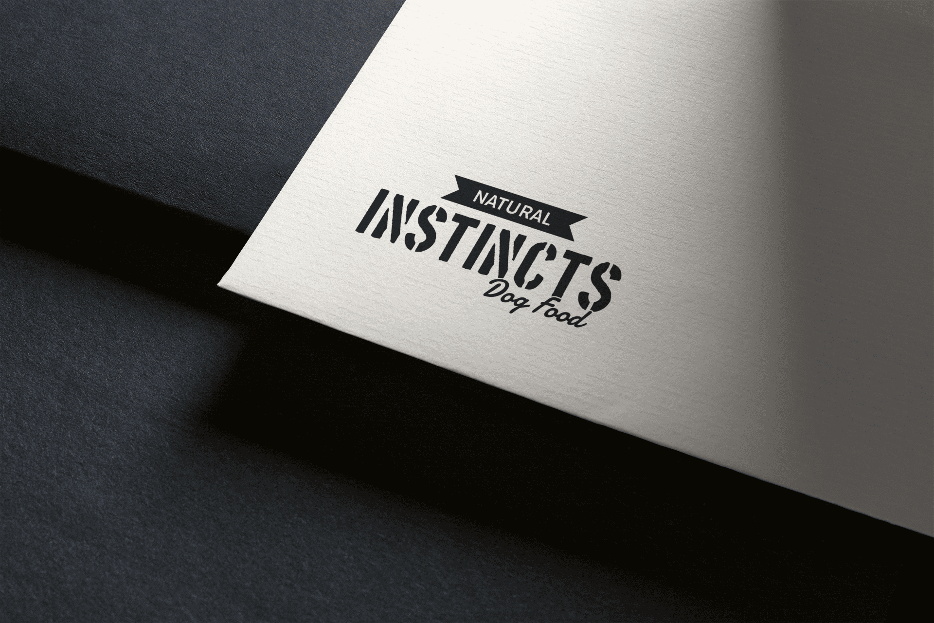 Mockup Logo auf Papier