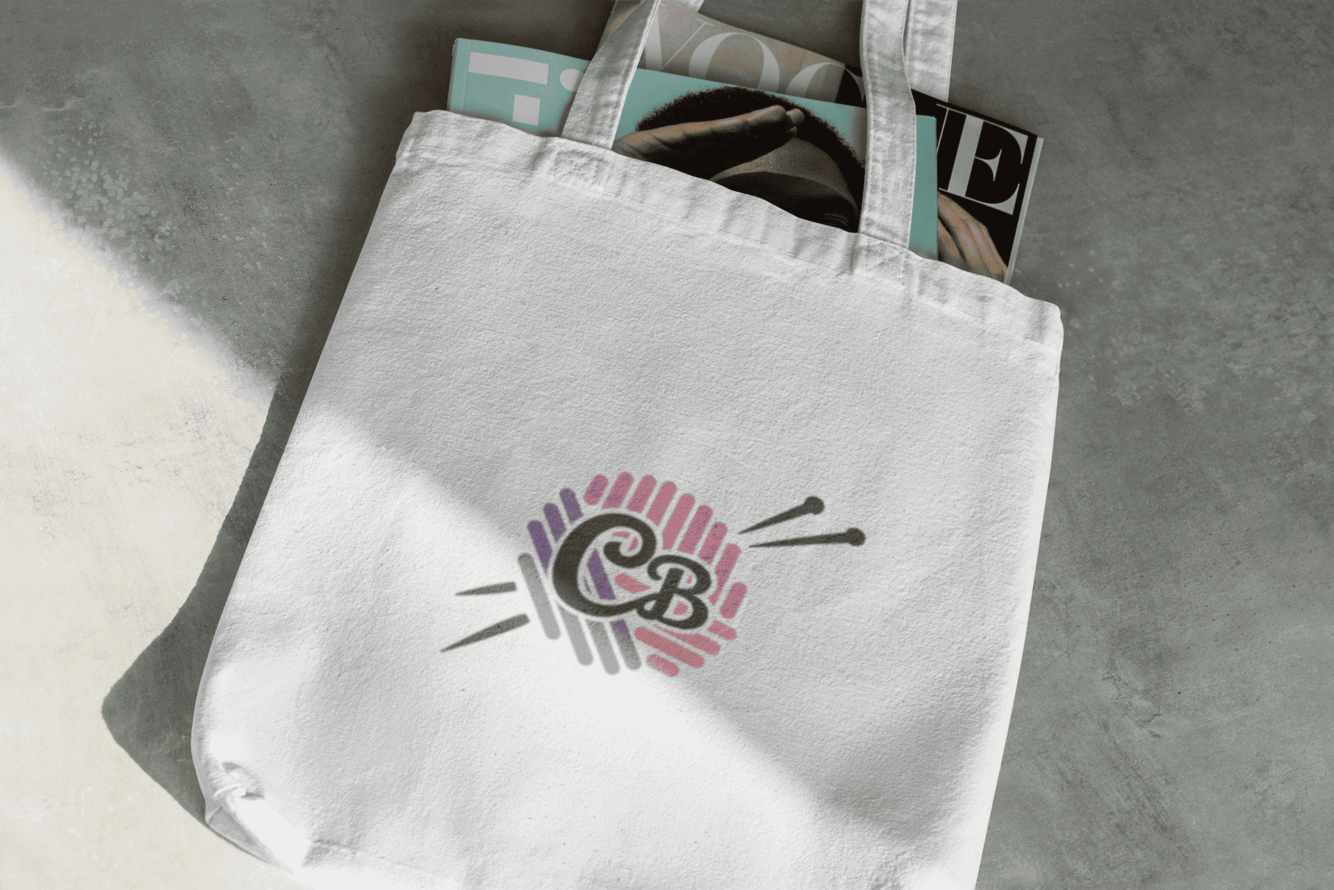 Mockup Logo auf Jutebeutel